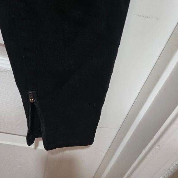 One Teaspoon Freebird II Jeans 28 Black Zip Hem Distressed Flawed - Picture 7 of 8